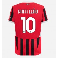 Camiseta AC Milan Rafael Leao #10 Primera Equipación Replica 2024-25 mangas cortas
